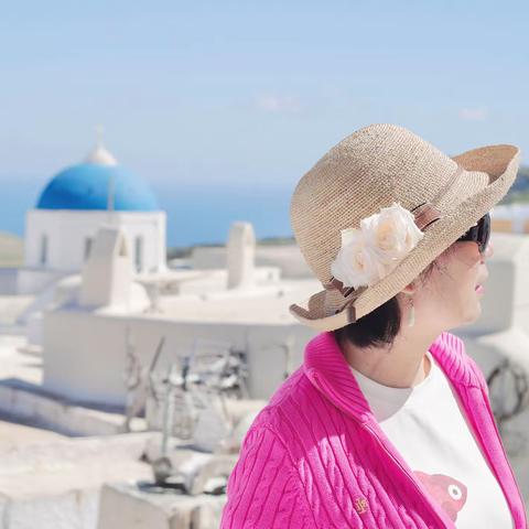 蓝色的圣托里尼