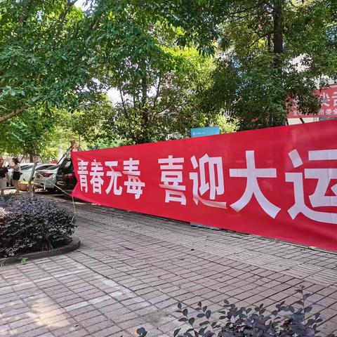 青春无毒 喜迎大运——大家财险泸州中支开展禁毒宣传活动