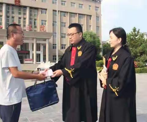 民权法院南华法庭孔奕博：践行“枫桥经验”受到当事人称赞