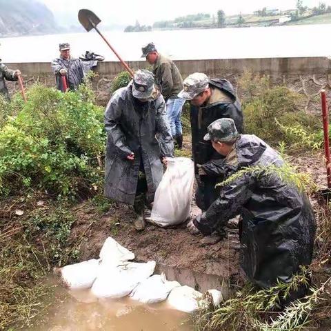 八道沟镇提前做好准备，台风天坚守平安