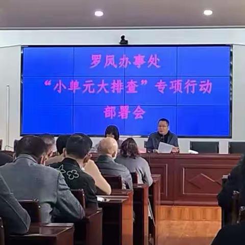 沙渎村开展   “小单元   、大排查”   活动