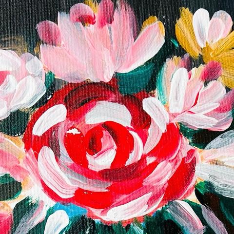 美丽的鲜花在开放