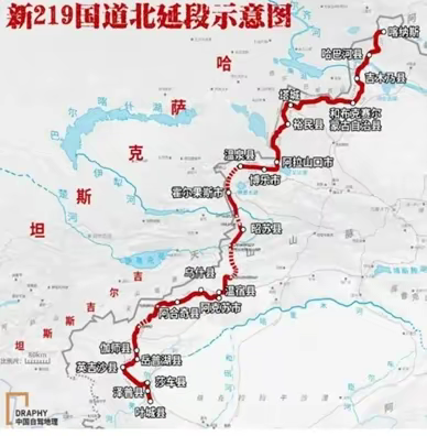 独领风骚的G219国道北疆段