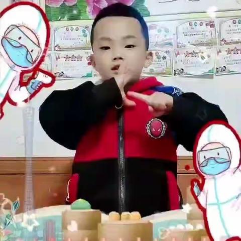 童心同行抗疫情  至真至诚暖人心