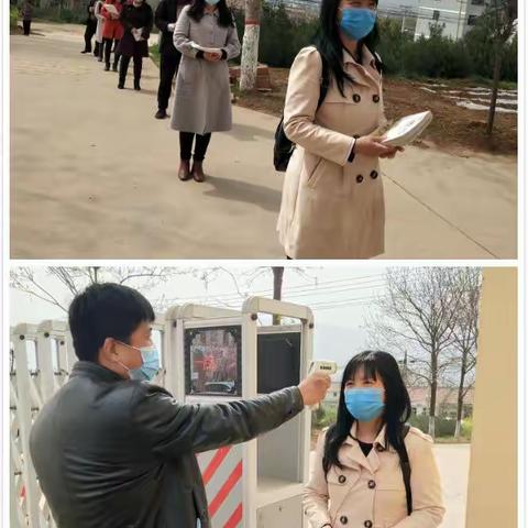 李后初中开展2020年春季开学防疫防控演练活动