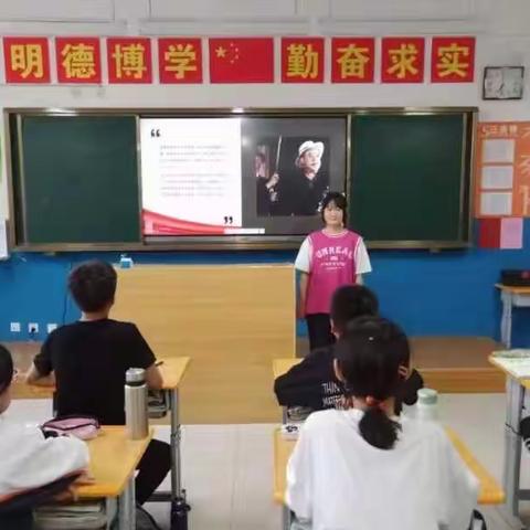 【党建引领】喜迎二十大，永远跟党走———王家庄初级中学举行喜迎二十大献礼活动