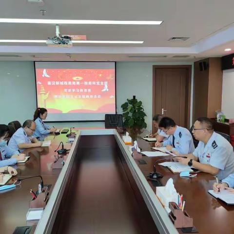 秦汉新城税务局第一税务所党支部开展党史学习教育暨国庆爱国主义教育专题活动