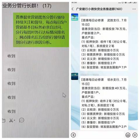 广安分行“裂变营销”经验分享