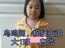 疫情防控宅在家，古诗陪伴你我他----西和县幼儿园大一班幼儿古诗分享