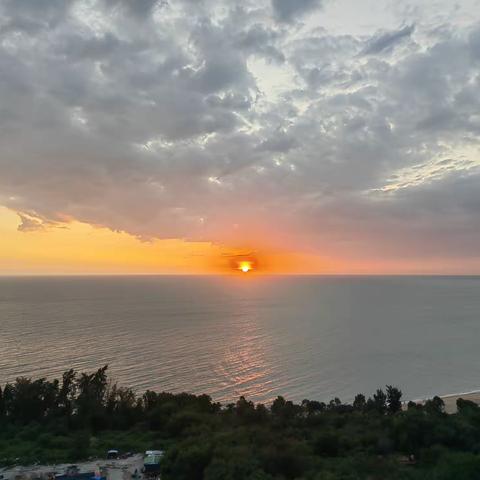 元旦落日如新娘——P50pro原片直出