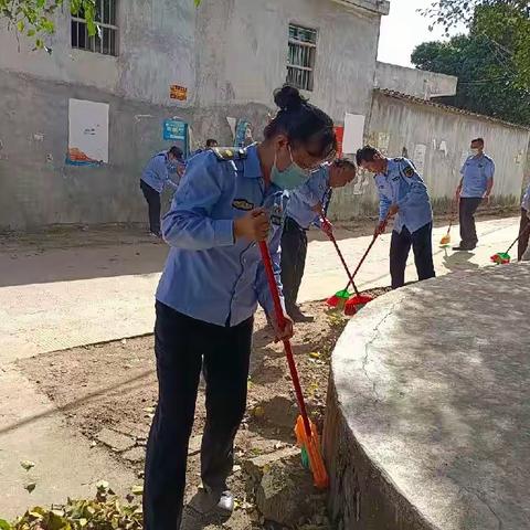 ［环卫站党支部二月份］合福村村委会开展城乡环境卫生集中整治百日大行动主题党日活动