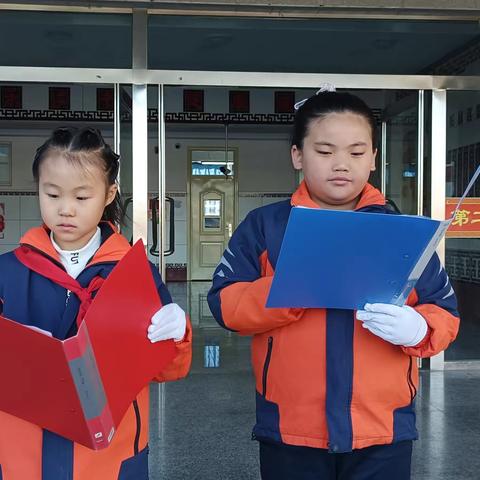 朔城区第二小学校三（9）中队升旗仪式