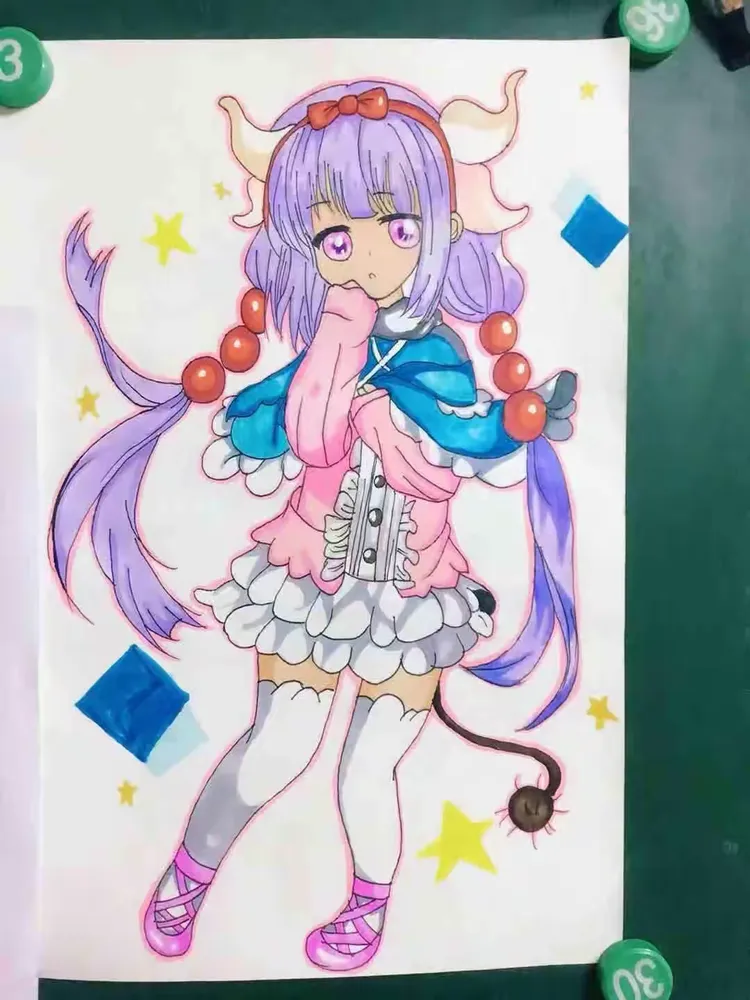 你我一起画动漫画～马克笔的应用！迁安市青少年活动中心动漫课程正在继续！