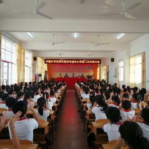 红领巾心向党，争做新时代好队员——记阳春市逸夫小学第二次少代会