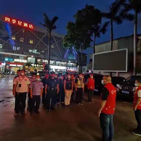 公明街道开展建党节安全生产夜巡夜查行动报告（7月1日）