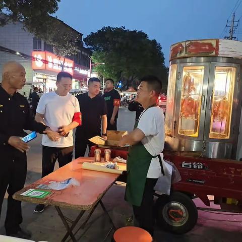 朝邑镇加强对夜市食品安全监管