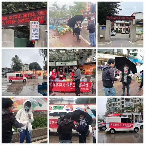 仓山镇开展清明节节前森林防火宣传活动