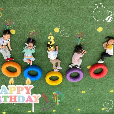 我在幼儿园里过生日🎂