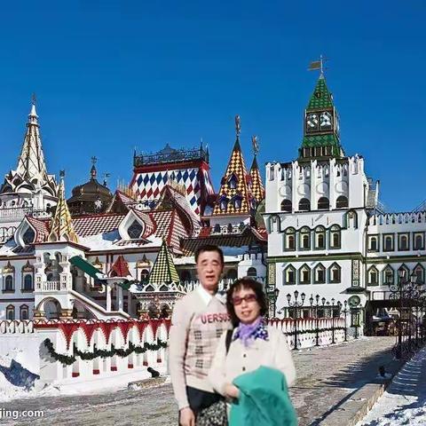 邓远权 戴清凤游览莫斯科