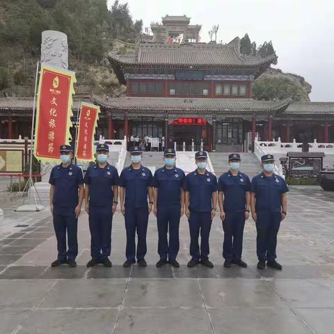 神木东大街卫星消防站圆满完成传统文化旅游节执勤安保任务