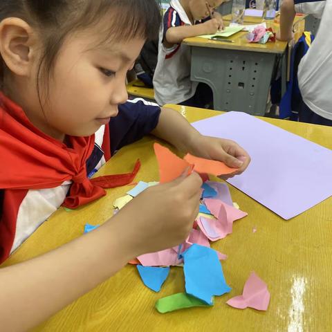 创意美劳 做大树🌳——2108班课后服务