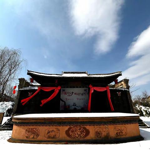 大梨树三月落春雪