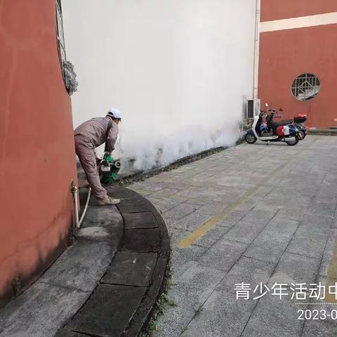 2023年3月25日广州市江氏杀虫有限公司在儋州市辖区开展病媒生物防制施工