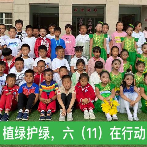 多一片绿叶，多一份温馨﻿——记城关小学六（11）班植绿护绿活动