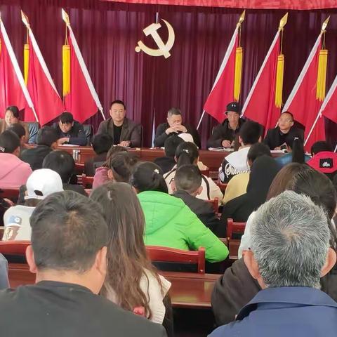 有令必行，则黑乡民安乐村委会及时再次召开在校学生座谈会