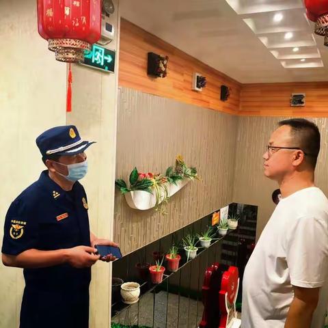 陈仓大队深入辖区公共聚集场所开展消防安全检查