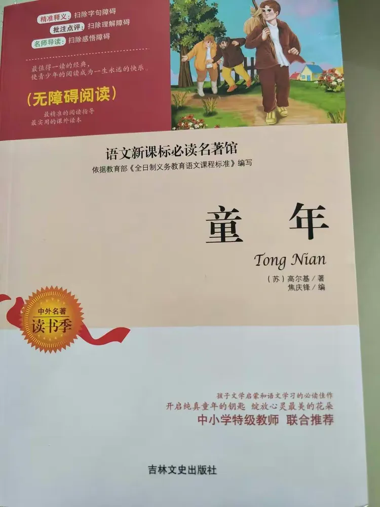 阅读心得：通过这一周的学习我明白了，文中小男孩的童年很痛苦，在他很小的时候他的父亲就去世了，这个家庭
