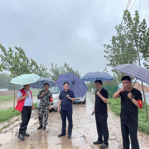 同心何惧雨潇潇，踏浪迎风斗汛潮。肆虐洪流无奔进，山河恬淡复妖娆。