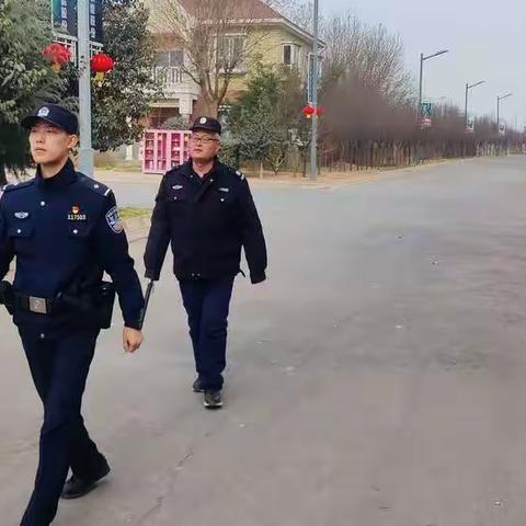 #温暖城市守护者#  张卜派出所组织警保联动