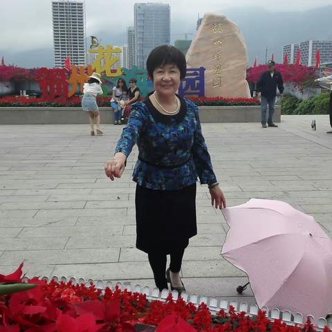 福州花海公园马鞭花盛开的季节