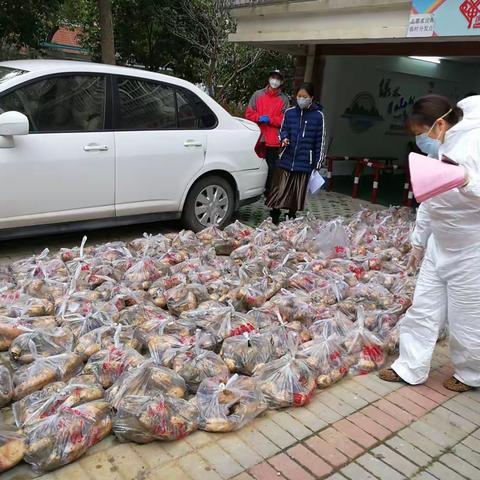 太子观澜社区疫情防控保供进行中