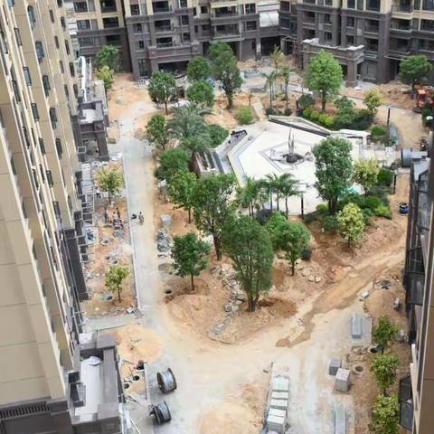 锦江上城小区施工进行时