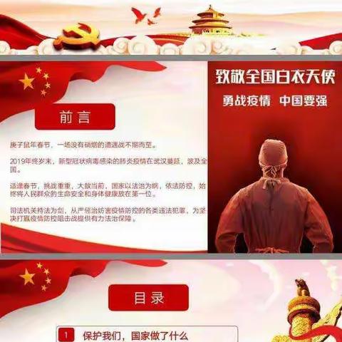 桐柏县产业集聚区金果园小学——《疫情中的“法”与我们》