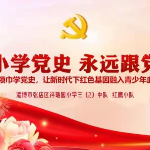 以吾辈少年意气 与祖国万里恒昌——淄博市张店区祥瑞园小学三（2）中队少先队活动