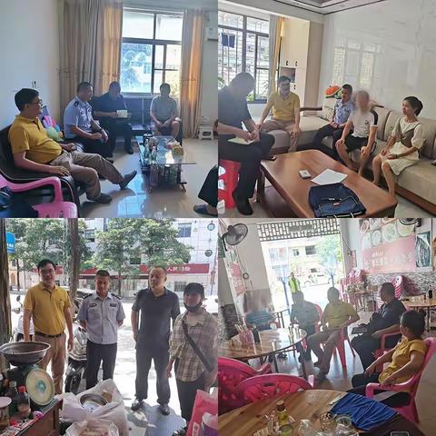 白沙县司法局派驻民警对辖区内社区矫正对象开展走访工作