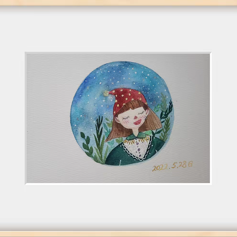 水彩人物小作品