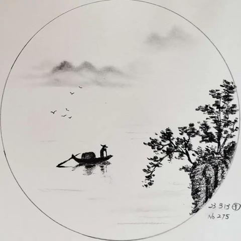 桃花流水鳜鱼肥。每日一画第275幅