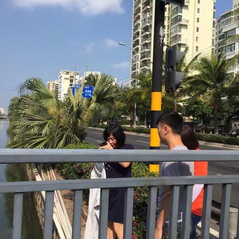 美兰区人民街道新利社区海甸五西路东段排洪沟、白沙湖巡查日记