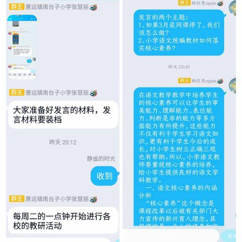 战疫勇担当，教研守初心——记2020年清书小学语文网络教研会议