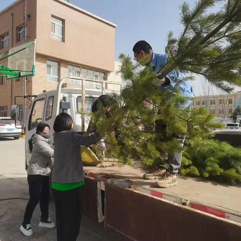 经棚台开展“手植春光，向阳生长”植树活动
