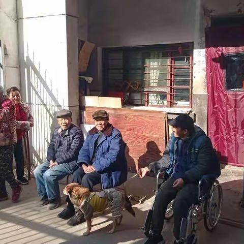 2020年12月23日，胡家庙粮库安全大检查——家属院退休职工笑口常开，其乐融融！