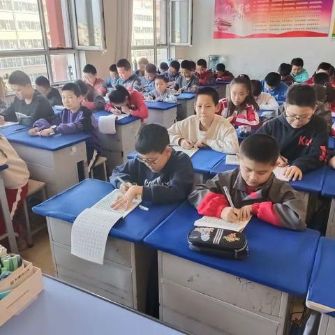 泰华中学小学部二课堂一一6.1班书法