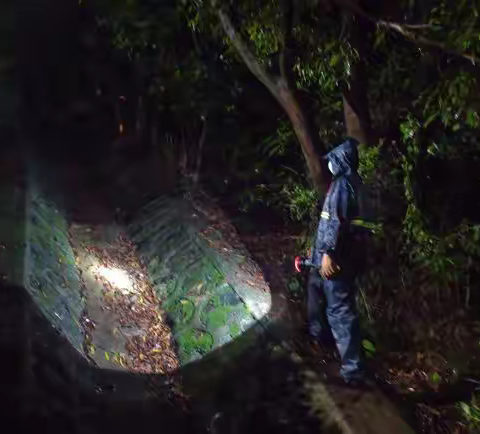 龙岗2标暴雨红色预警道路养护工作情况（5.10~5.13）