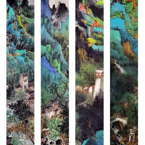 零度艺术培训学校专业班国画学习第四周作品