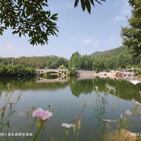 南召九龙湖，水皆缥碧，千丈见底。