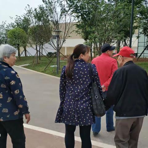 青明节和父母出游眉山市樱花园